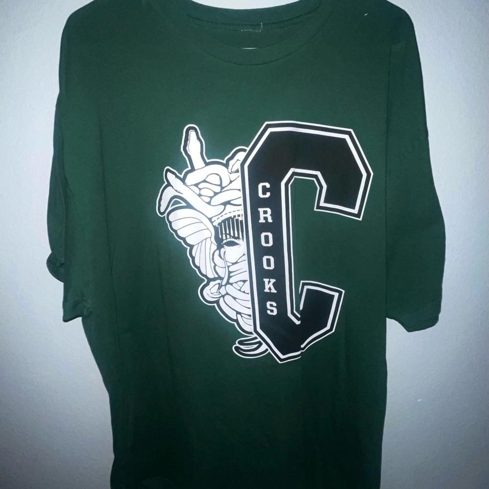 Crooks & Castles Green Short Sleeve Tee XL